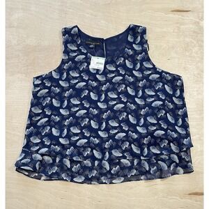 NEW Simply Styled by Sears Women Sleeveless Lace Tank Top Size L‎